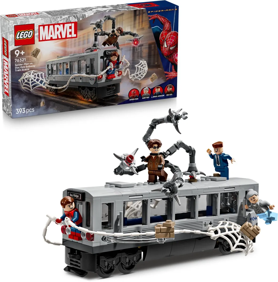 LEGO Marvel Spider-Man vs. Doc Ock Metroscène 76321 - 393 Stukken - Multicolor
