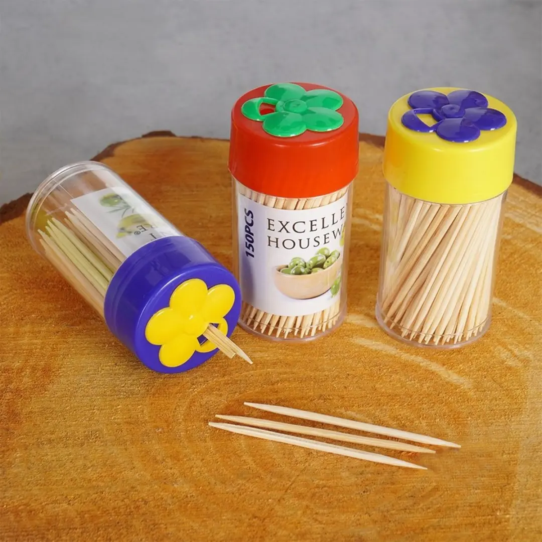 Excellent Houseware Bamboe Cocktailprikkers - 150 Stuks