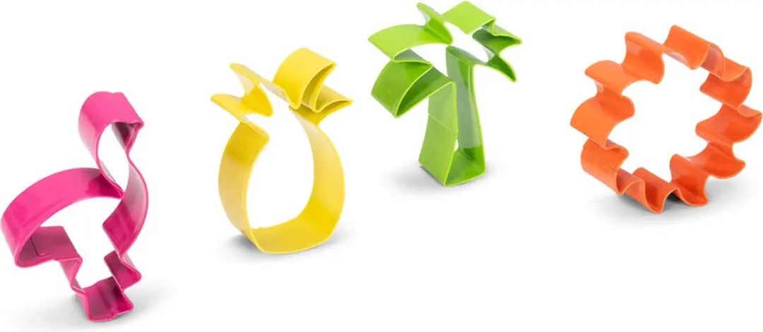 Patisse Tropical Uitsteekvormen 7cm - 4-delig Multicolor