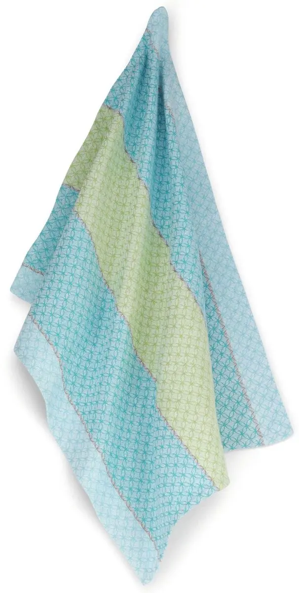 Kela Carla Theedoek Set - 4 Stuks - Groen