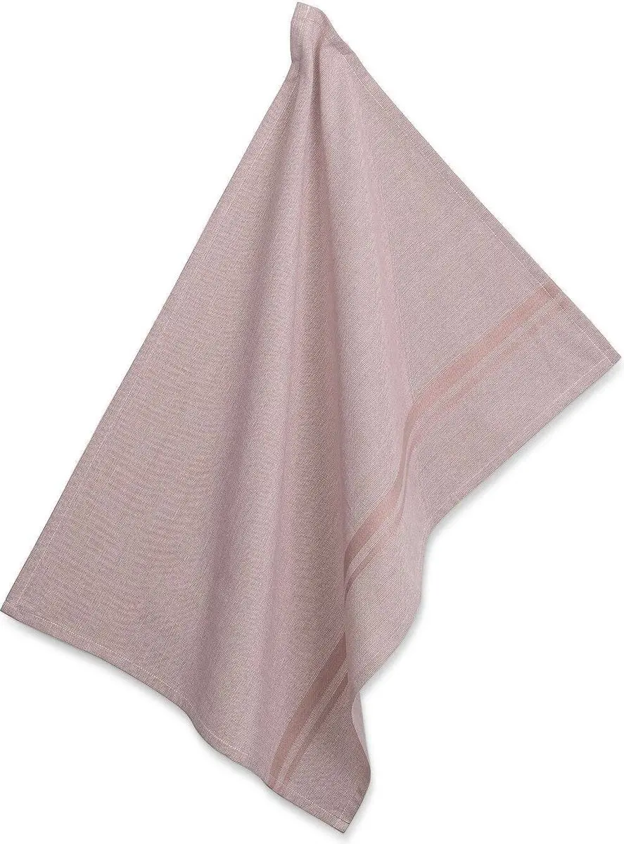 Kela Theedoek Roze Streep 70x50cm
