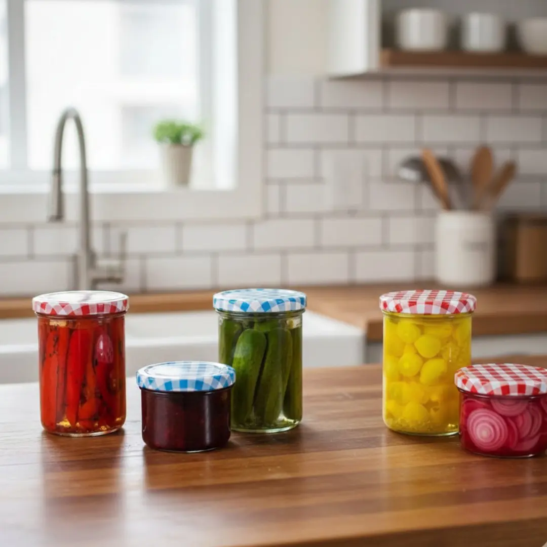 Cosy&Trendy Weckpotten 230ml - 9 Stuks - Rood