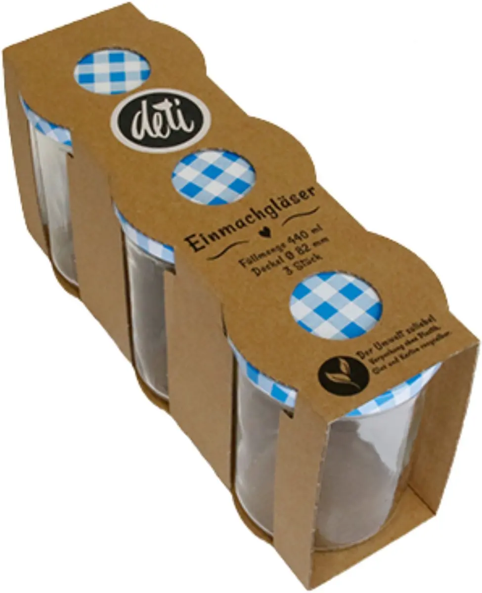 Cosy&Trendy Weckpotten 230ml - 9 Stuks - Rood