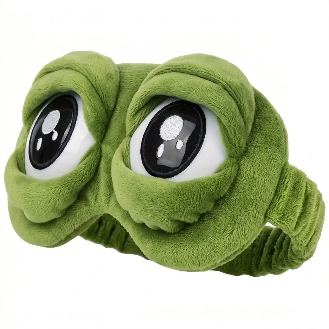 NuveX Groen Kikker Slaapmasker