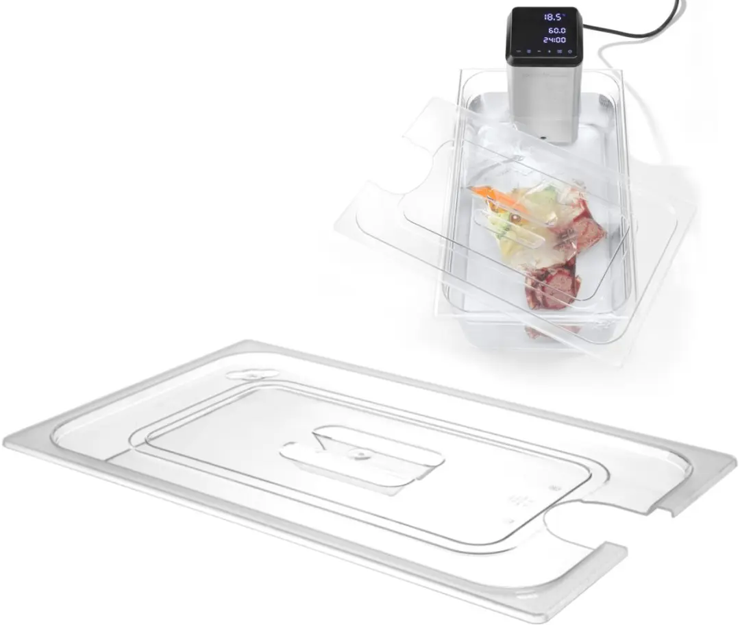 HENDI Deksel voor GN 265x325mm - Sous Vide - Transparant