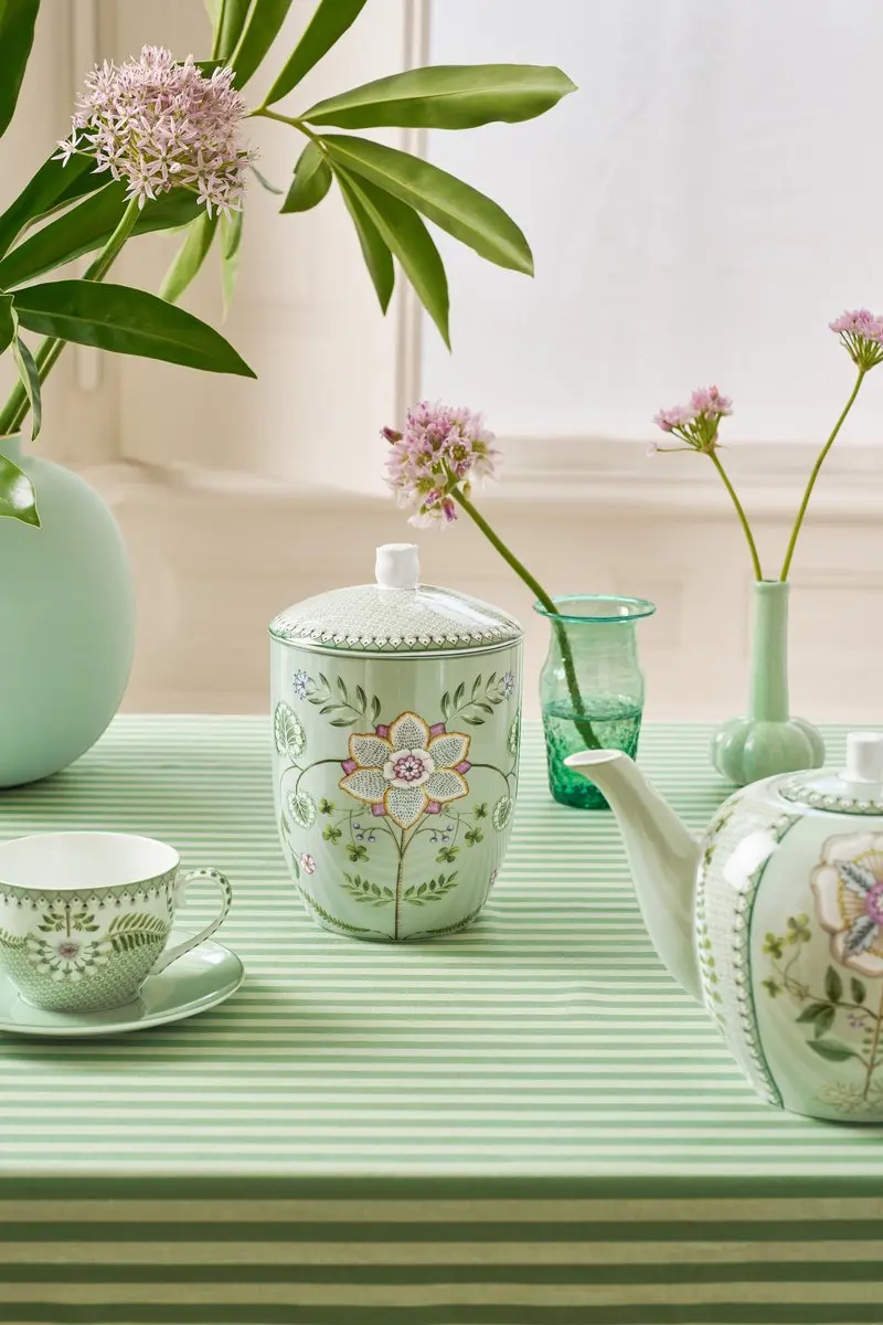 Pip Studio Voorraadpot Lily & Lotus - 1.5L - Groen