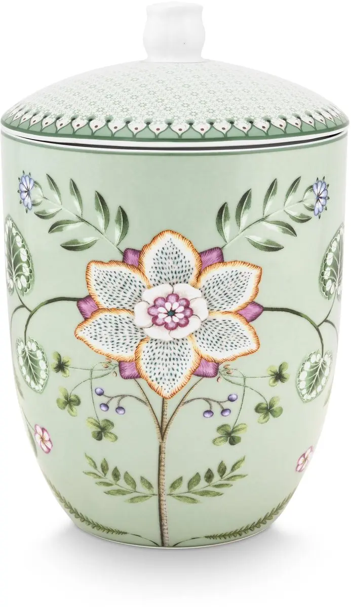 Pip Studio Voorraadpot Lily & Lotus - 1.5L - Groen