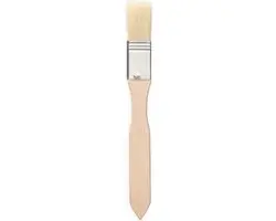 Hendi Boter- en Bakkwast Set - Houten Steel 190x20mm - 2 Stuks