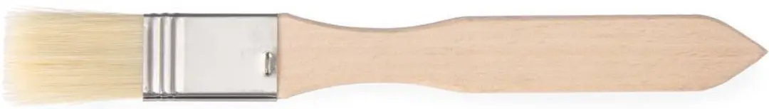 Hendi Boter- en Bakkwast Set - Houten Steel 190x20mm - 2 Stuks - afbeelding 6 van 6