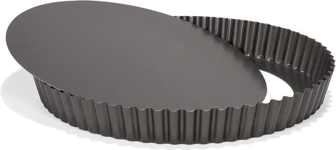 Patisse Quichevorm Losse Bodem Ø24cm - Antraciet