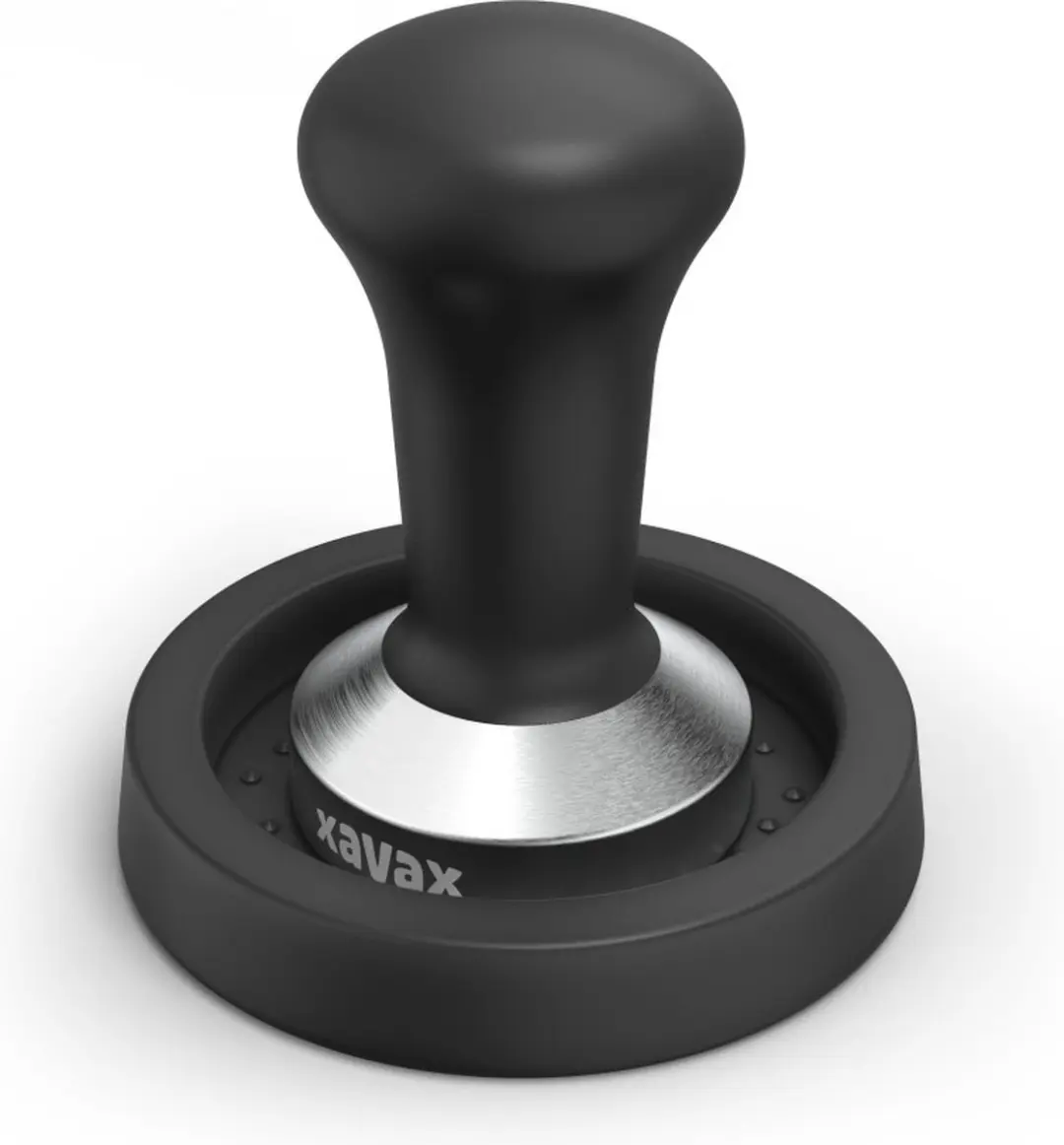 Xavax Tamper-set 51mm RVS - 2 Stuks - Zwart