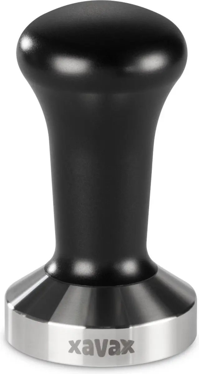 Xavax Tamper-set 51mm RVS - 2 Stuks - Zwart