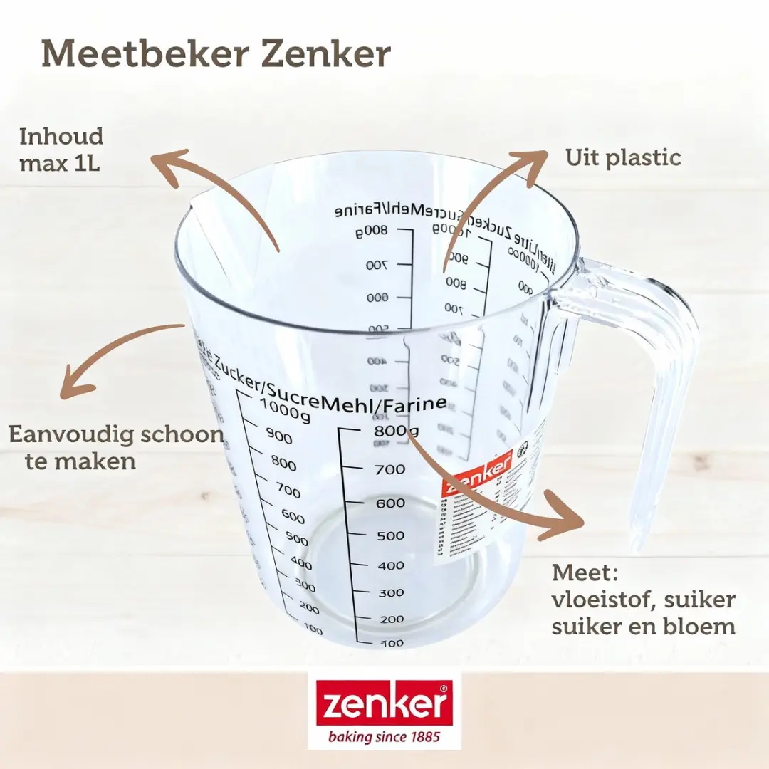 Zenker Bakkerijset - Uitschuifbare bakplaat 35-52cm - 2 Mengkommen