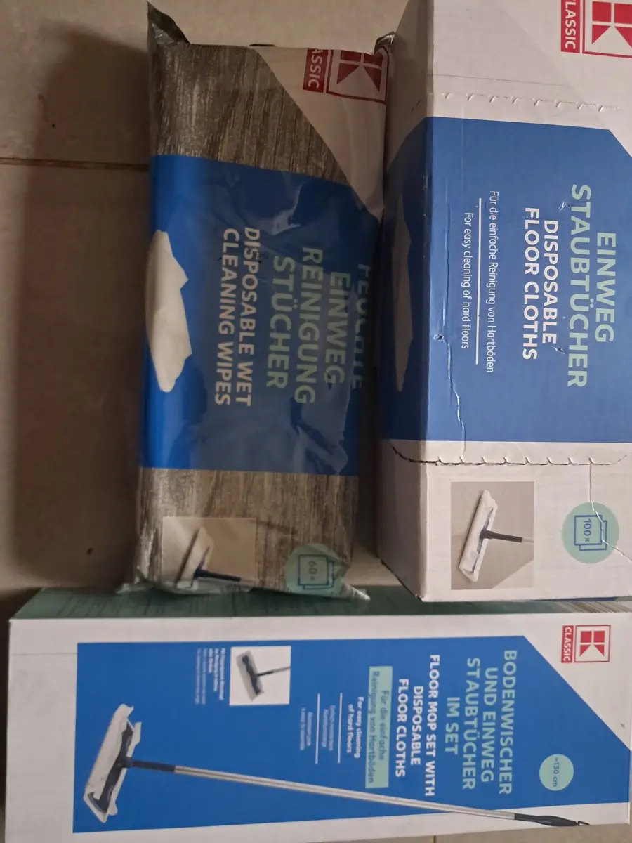 Leifheit Vloerwisserset - 170 Stuks (110+60) - Blauw/Grijs/Wit/Zilver - afbeelding 2 van 2