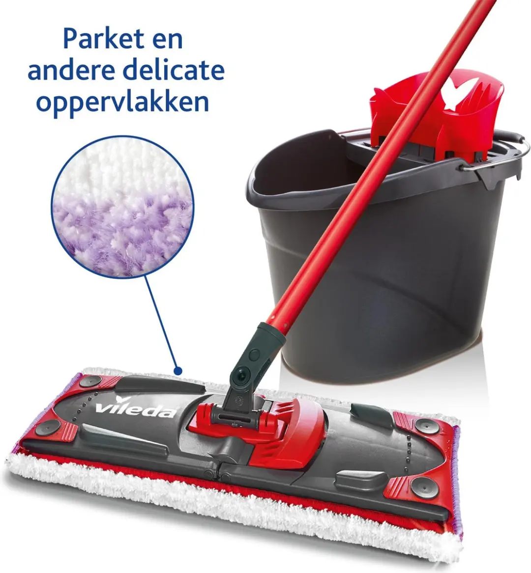 Vileda UltraMax Sensitive Complete Set - 5L Emmer met Pers