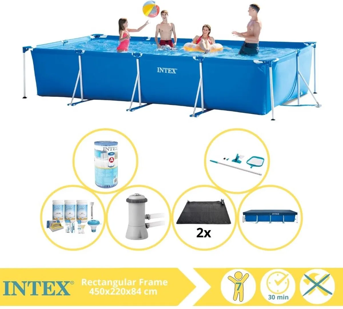Intex 28273NP Opzetzwembad 450x220x84cm