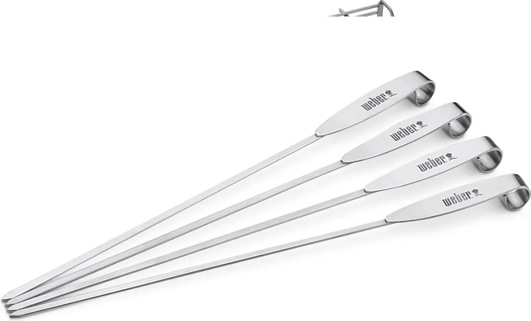 Weber Set van 4 RVS Spiesen