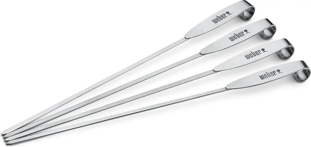 Weber Set van 4 RVS Spiesen