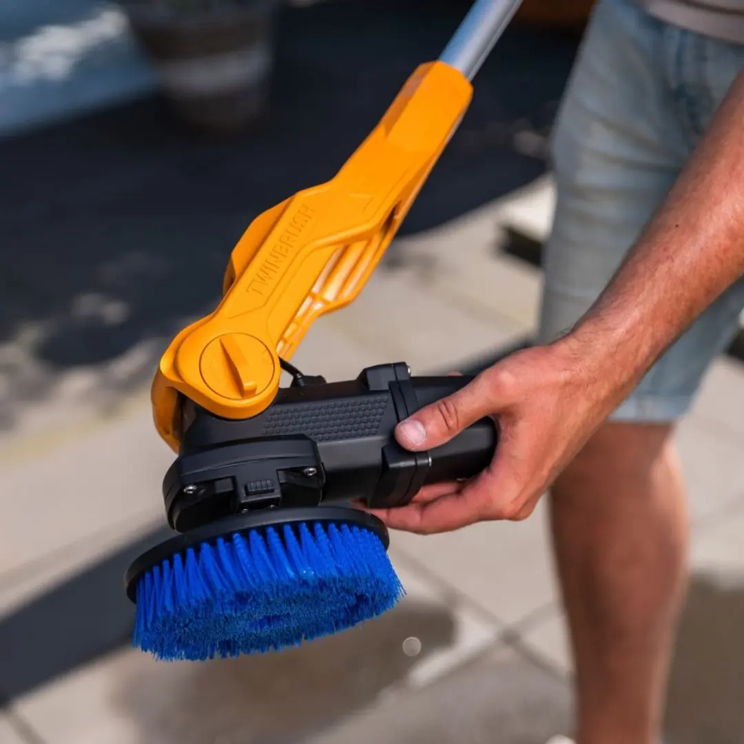 Batavia 12V Twin Brush Accu Reinigingsborstel B1_7064843 - Telescopisch