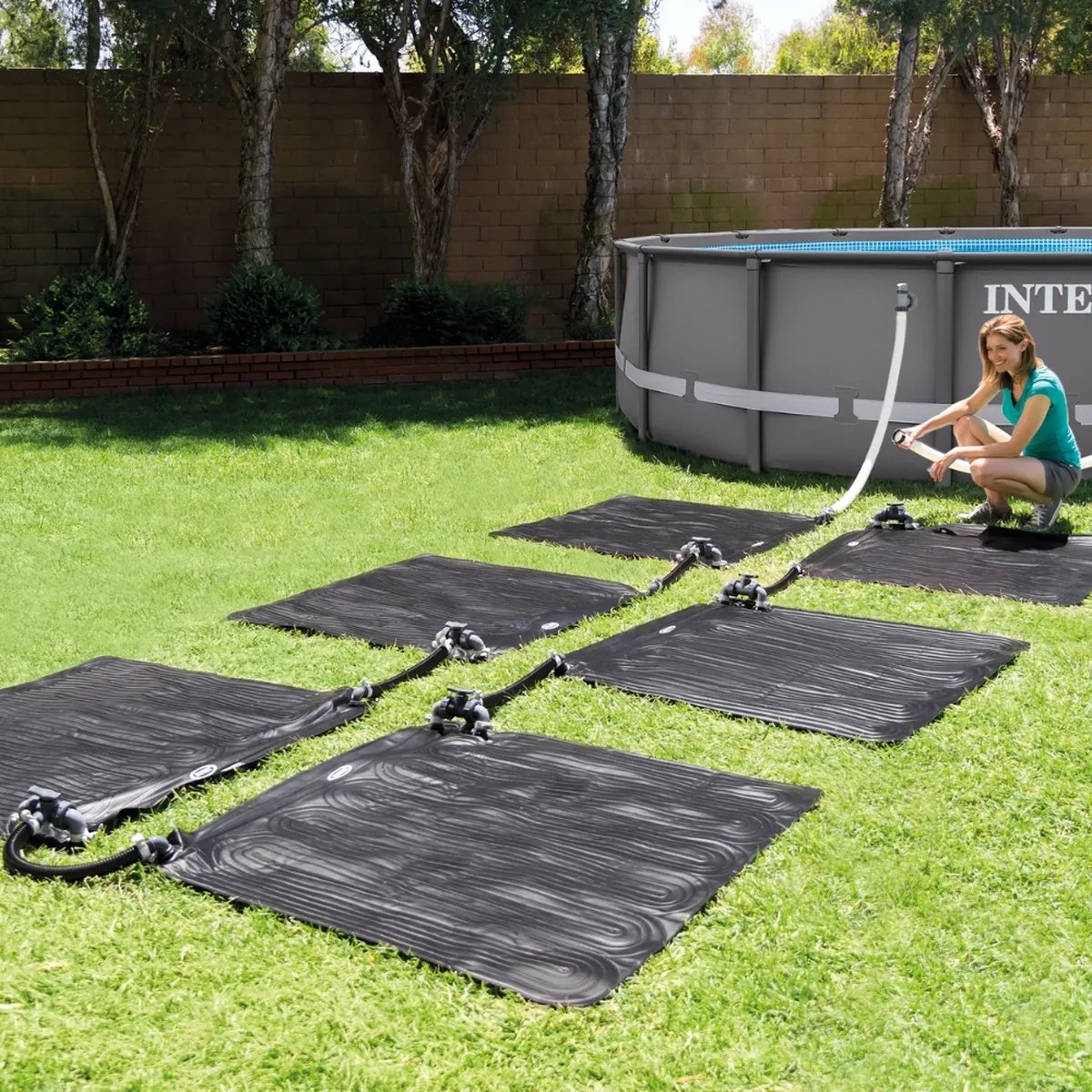 Intex 26644GS Zwembad Verwarming & Zandfilterpomp 5700L/u - 50kg Filterzand