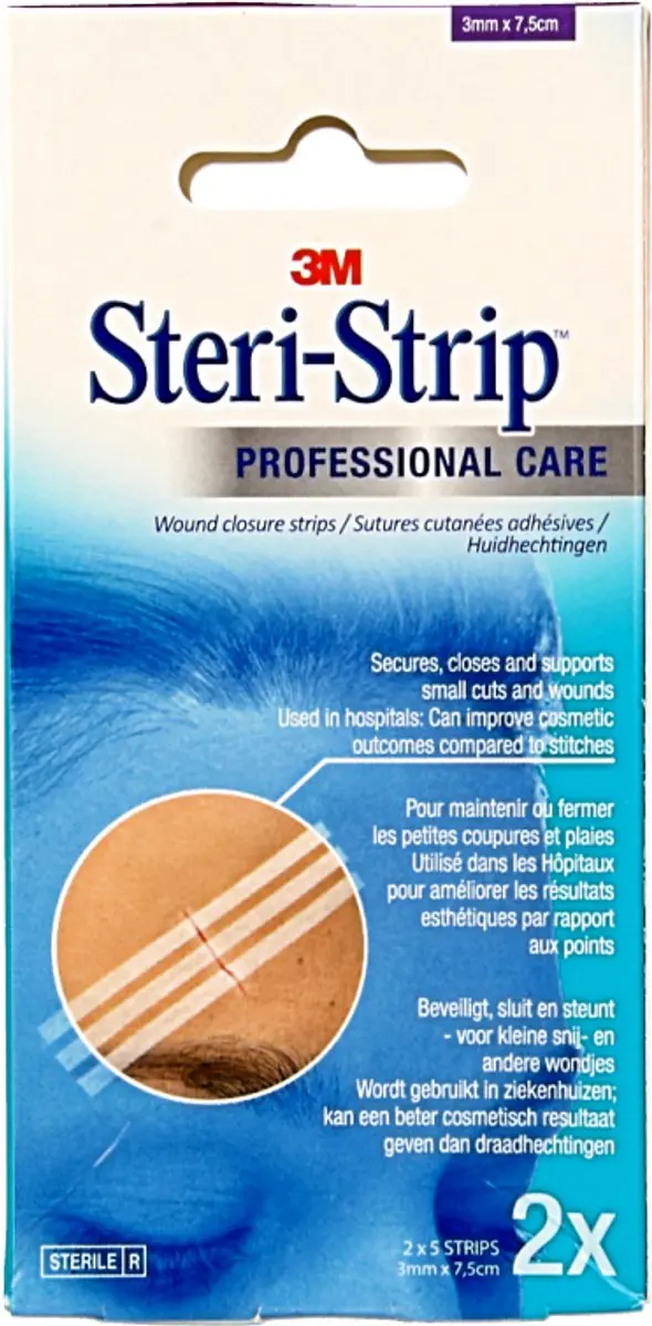3M Steristrips Pleisters 10 Stuks - Paars
