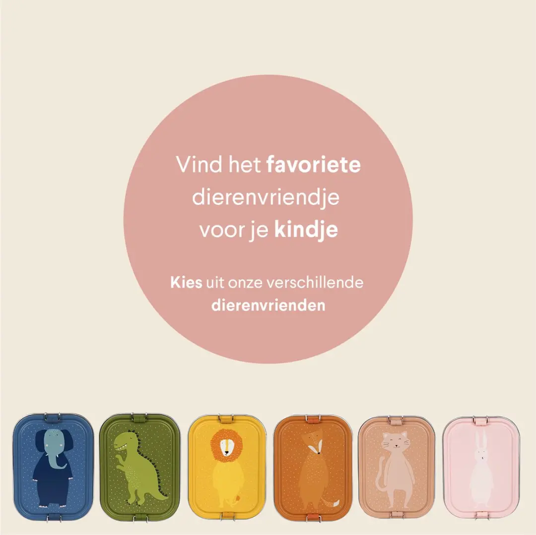 Trixie Mrs. Rabbit Brooddoos - 6 Vakken - Groen