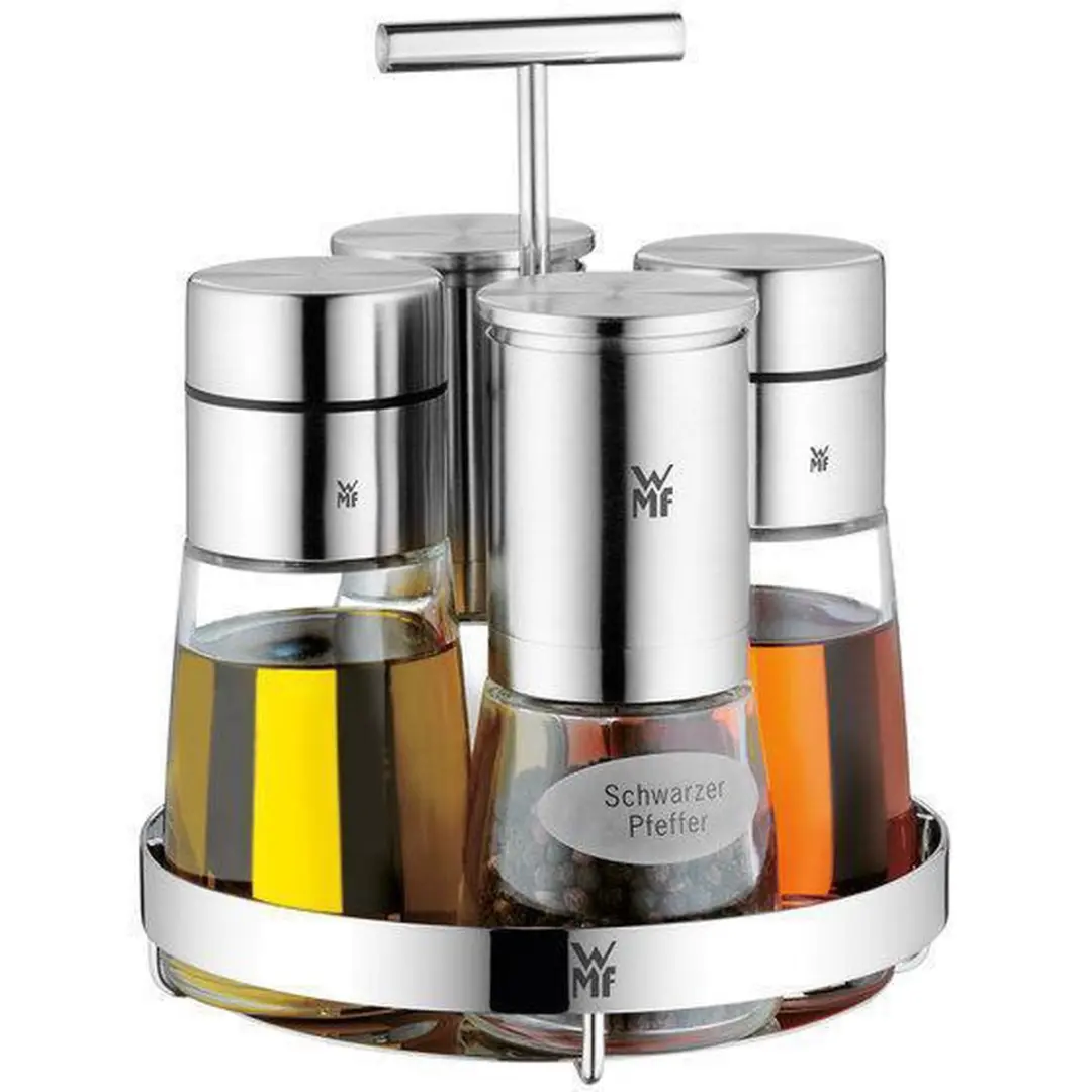 WMF Menage Set Deluxe 5-delig - 0.15L - Grijs/Transparant