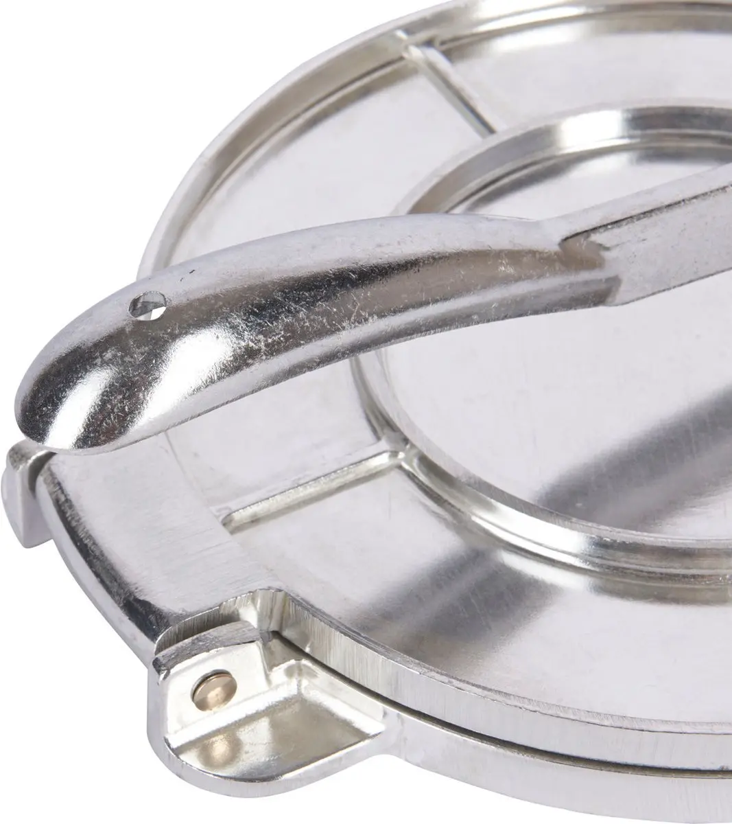 KitchenCraft Tortillapers Mexicaanse Stijl 20x20x9cm - Zilver