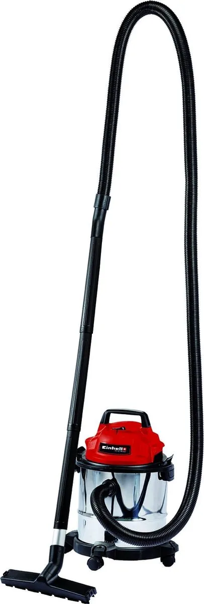 Einhell TC-VC 1812 S Nat-/Droogzuiger 1250W - 12L RVS
