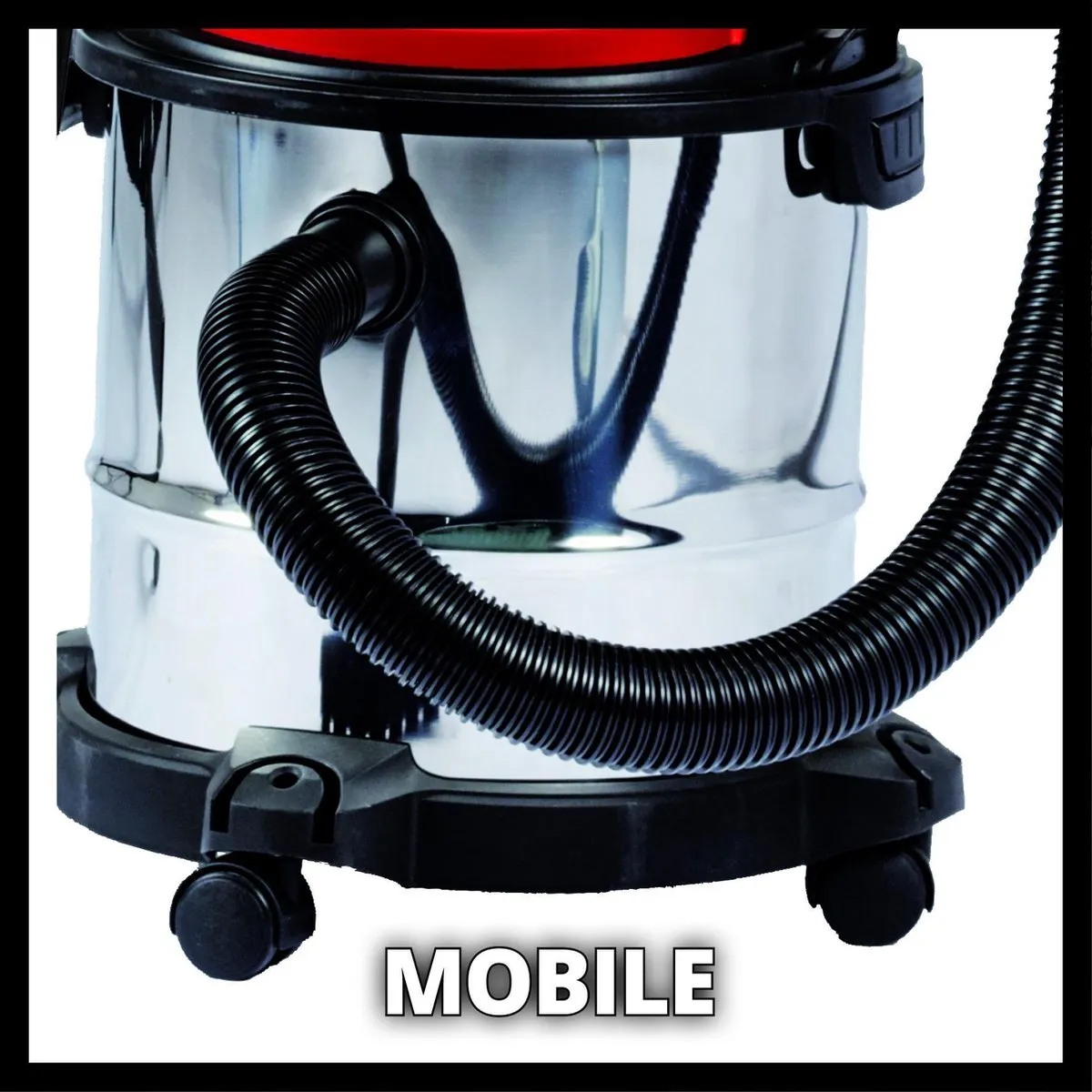 Einhell TC-VC 1812 S Nat-/Droogzuiger 1250W - 12L RVS