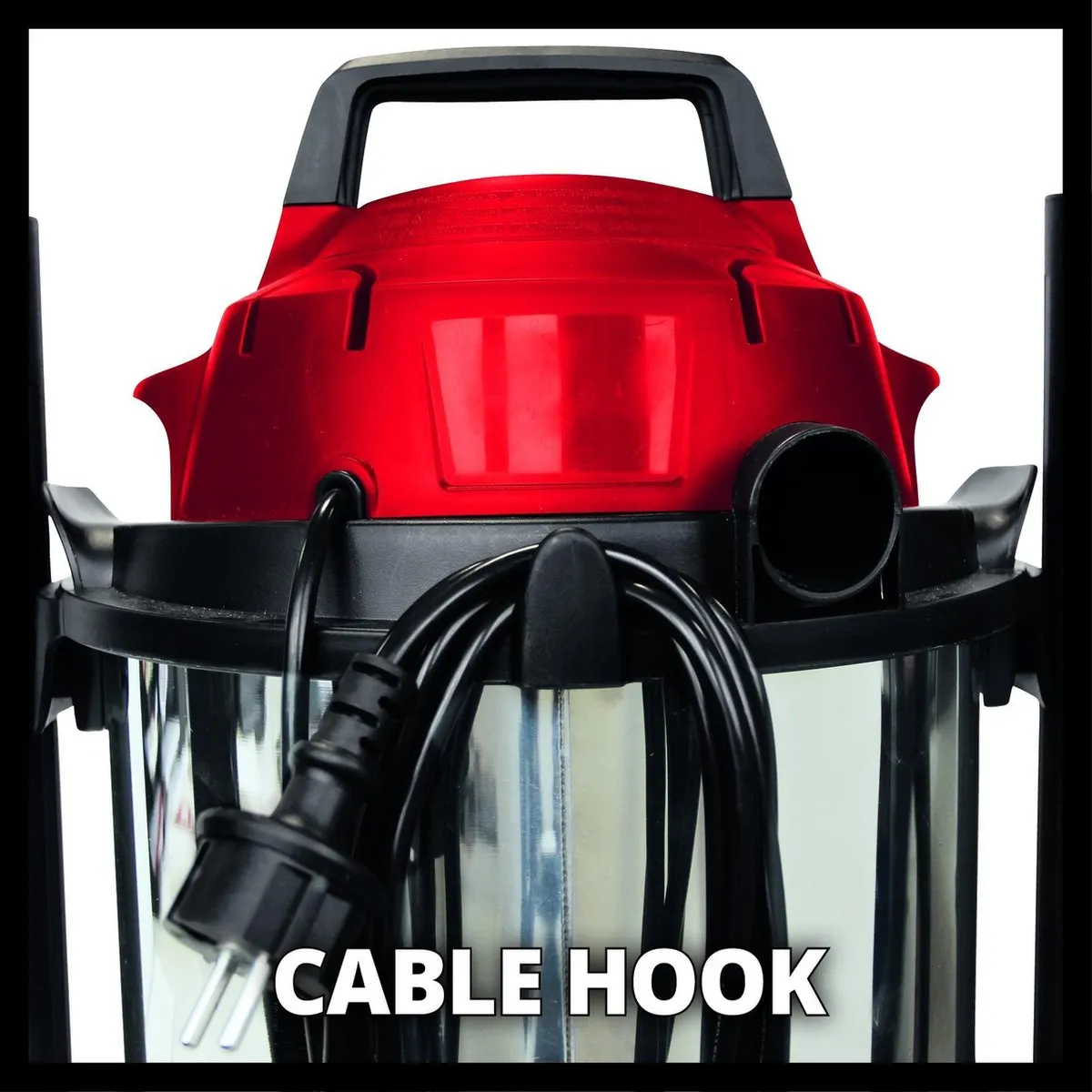 Einhell TC-VC 1812 S Nat-/Droogzuiger 1250W - 12L RVS