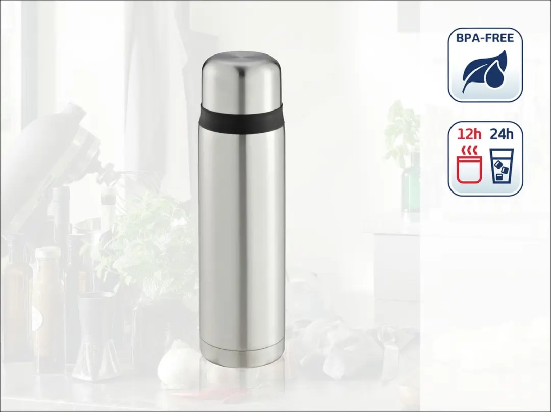 Leifheit Coco Thermosbeker 1L - RVS - 28521