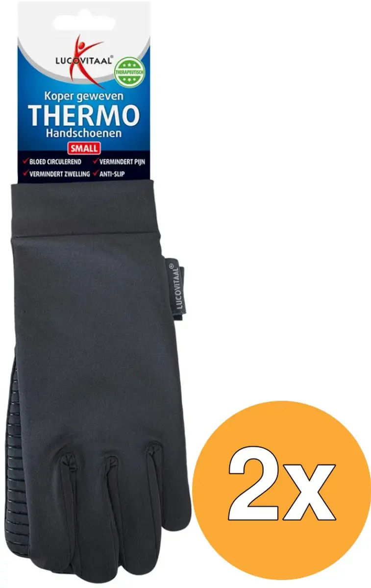 Lucovitaal Koper Thermo Handschoenen Small