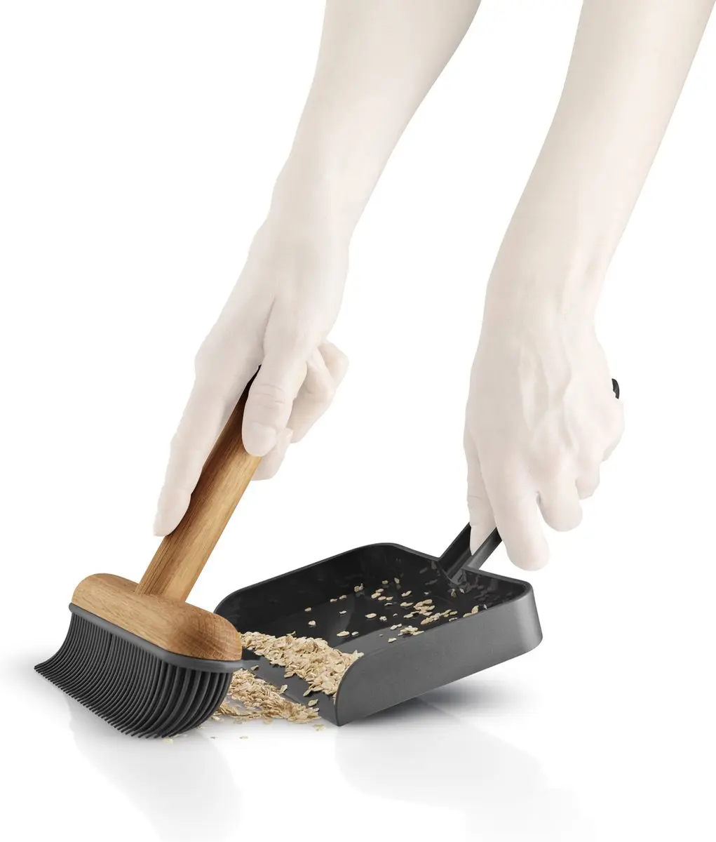 Eva Solo Sweep Veger en Blik 530671 - Hout/Zwart