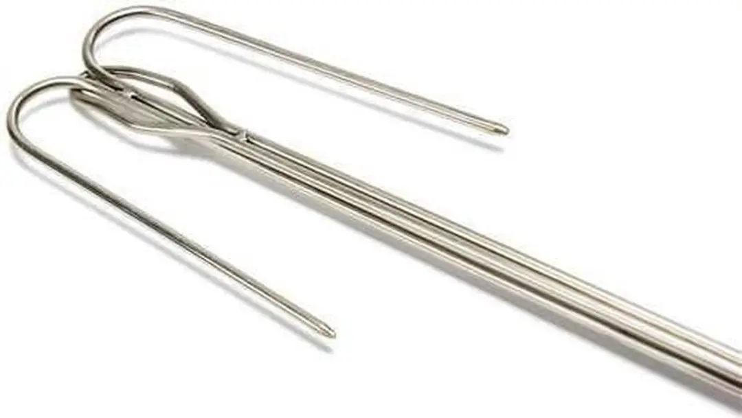 Petromax Campfire Skewer LS2 - Gebogen spiezen - Zwart