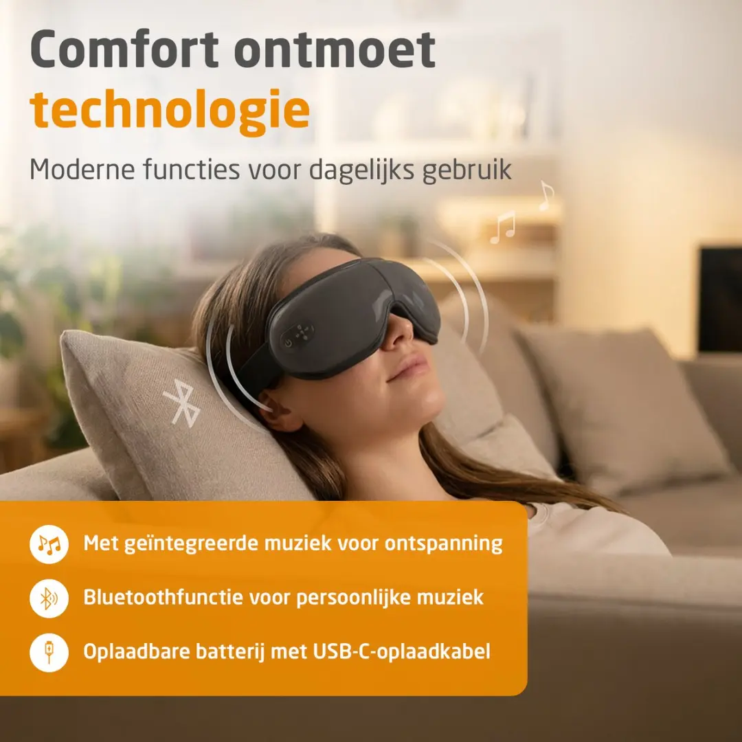 Medisana EM 150 Oogmassageapparaat - Zwart - afbeelding 6 van 6