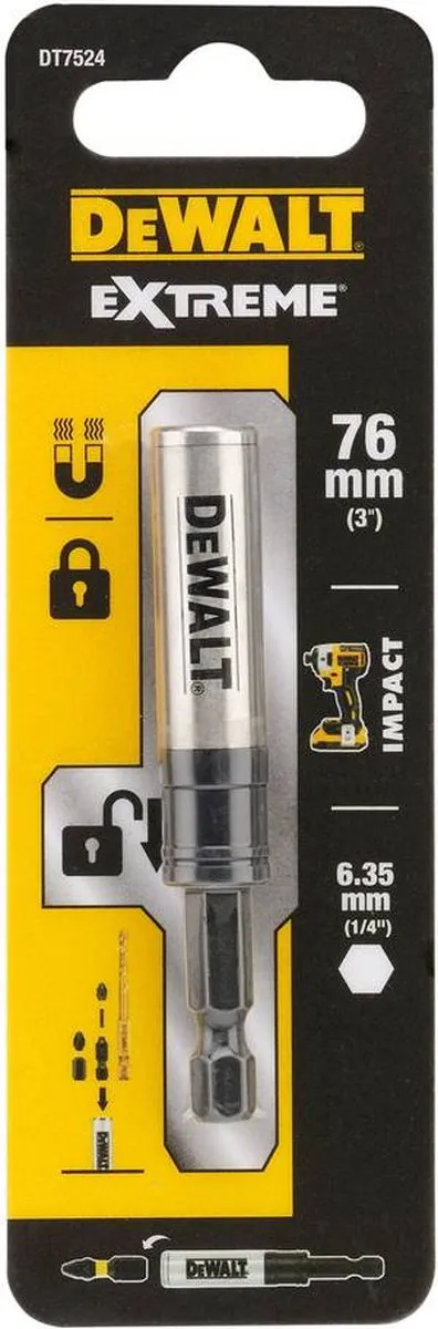 DeWalt DT7524-QZ Magneetbithouder 76mm