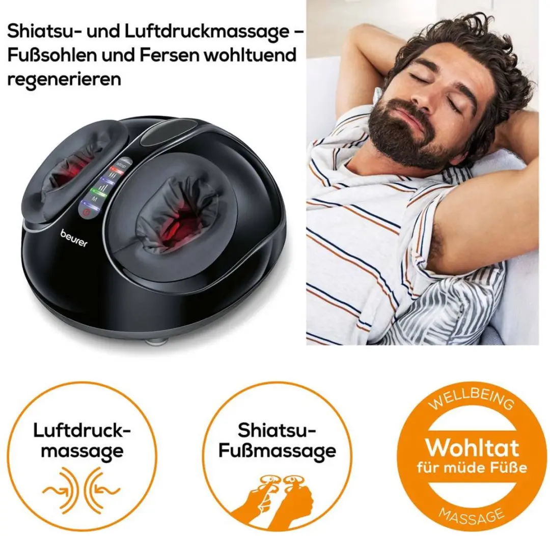 Beurer FM 90 Shiatsu Voetmassageapparaat - 48W - Maat 46