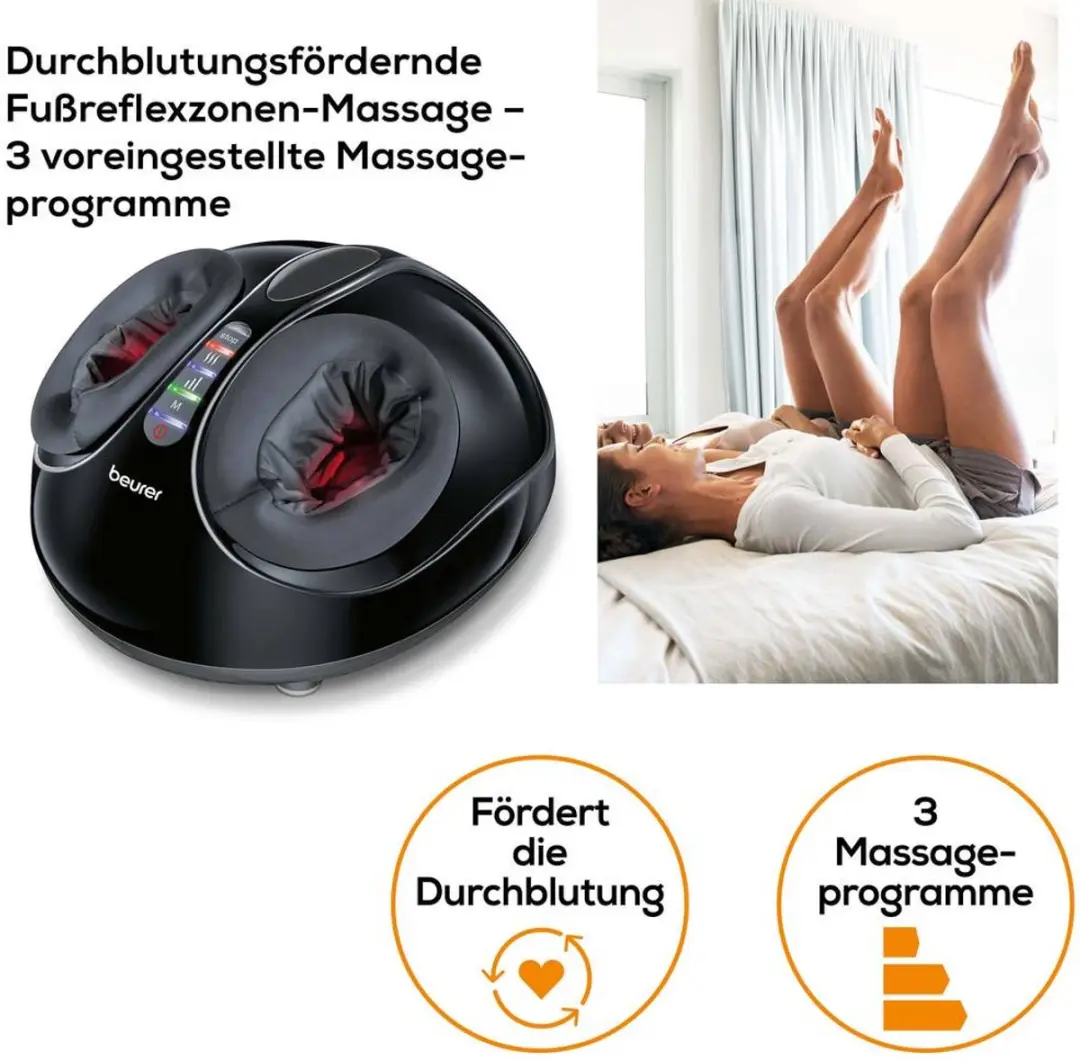 Beurer FM 90 Shiatsu Voetmassageapparaat - 48W - Maat 46 - afbeelding 6 van 6
