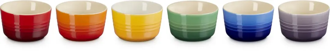 Le Creuset Vancouver Ramekins 7,8cm - 6 Stuks - Regenboog