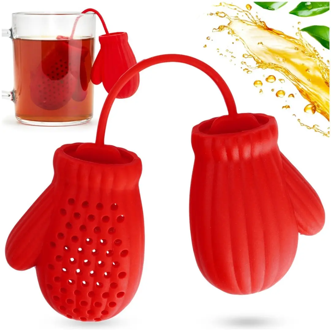 Excellent Houseware Theezeef Silicone Rood Thee-ei