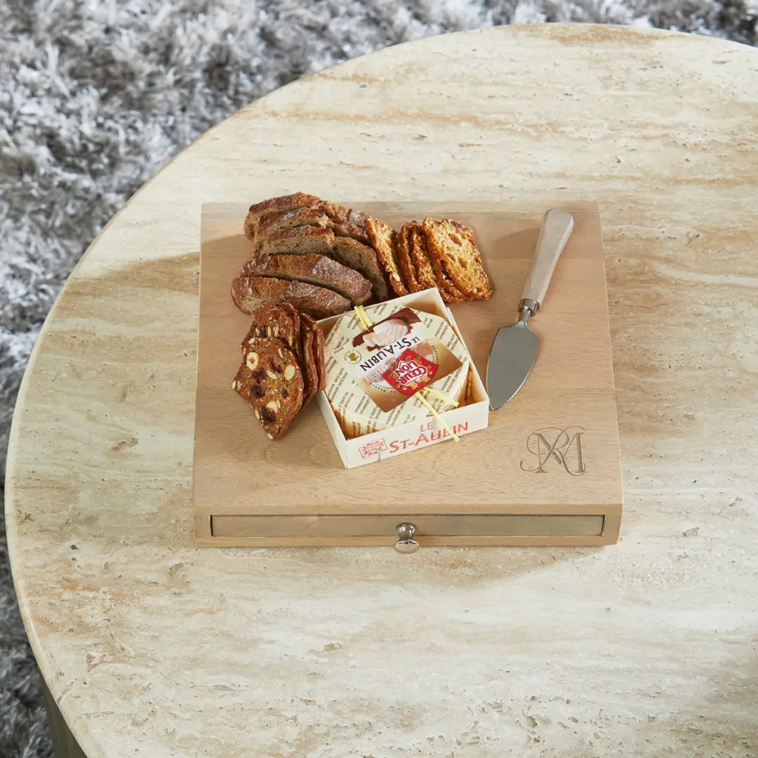 Riviera Maison Borrelplank Naturel - Hout 28x28cm