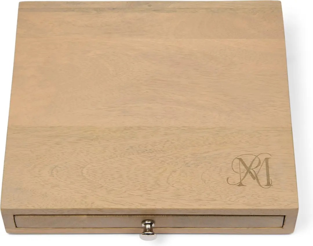 Riviera Maison Borrelplank Naturel - Hout 28x28cm
