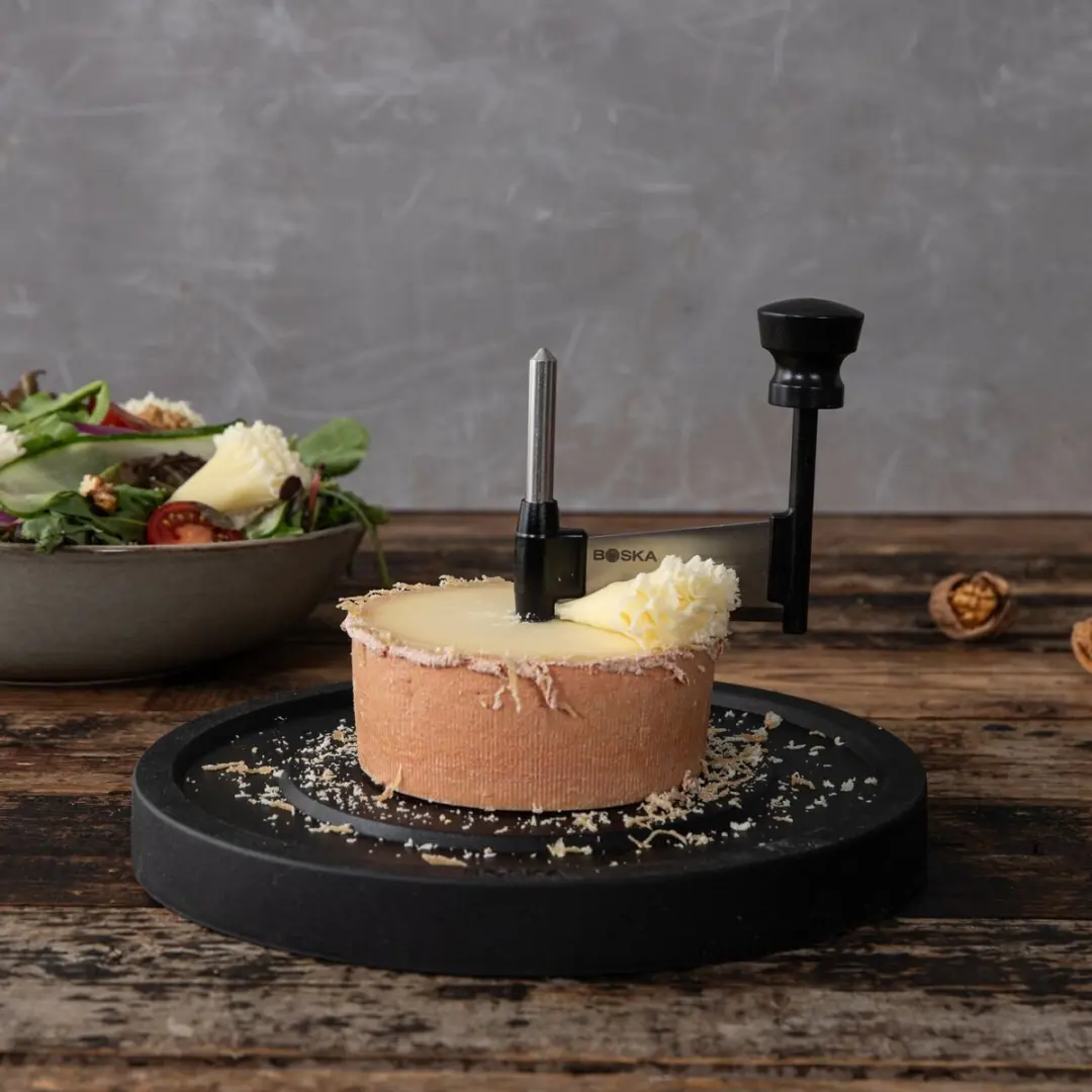 Boska Milano Kaaskruller Tete de Moine - 22,4 cm - Zwart
