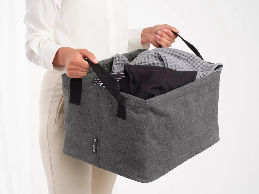 Brabantia Wasmand 35L Opvouwbaar - Pepper Black