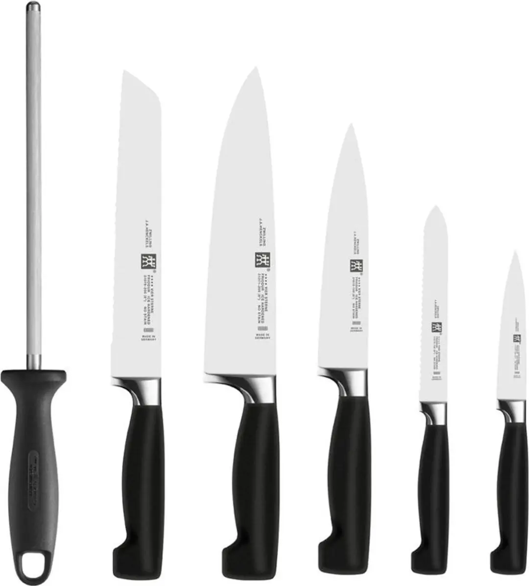 Zwilling Four Star Messenblok 7-delig - Bamboe - 7 Stuks - afbeelding 6 van 6
