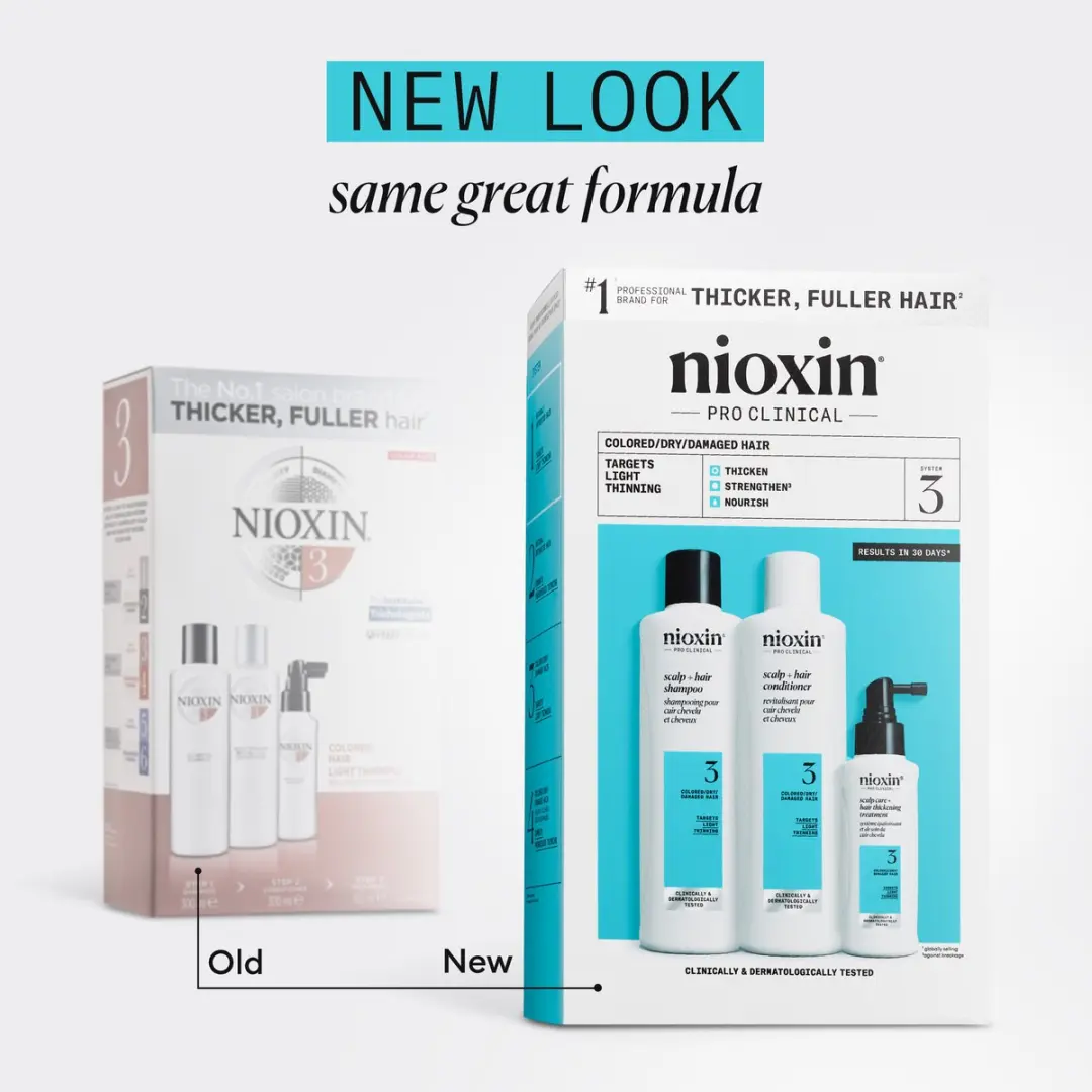 Nioxin System 3 Loyalty Kit - 700ml - Shampoo/Conditioner/Leave-in