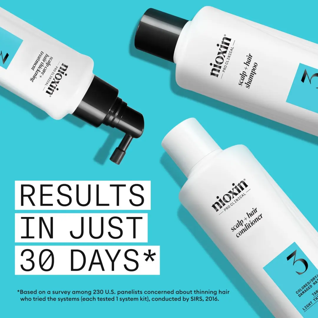 Nioxin System 3 Loyalty Kit - 700ml - Shampoo/Conditioner/Leave-in