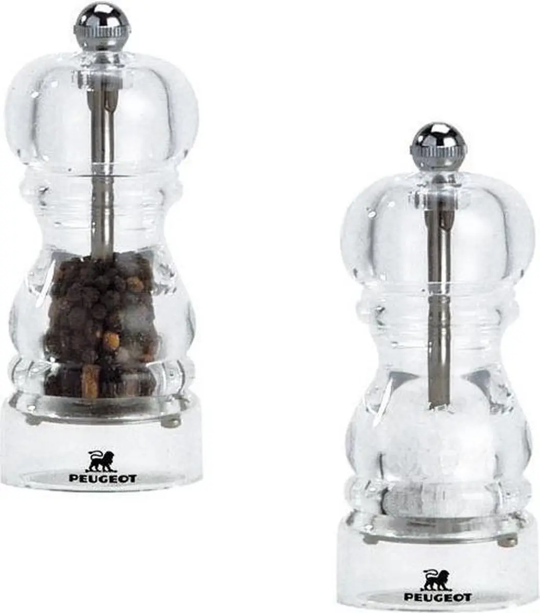 Peugeot Nancy Peper- en Zoutmolen 12cm - Transparant