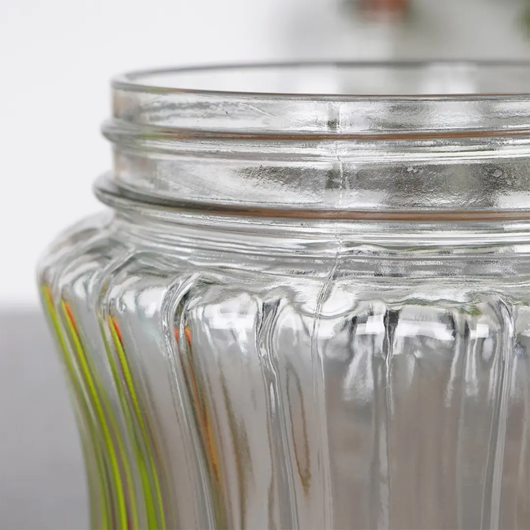 Excellent Houseware Glazen Container 1.7L - Transparant